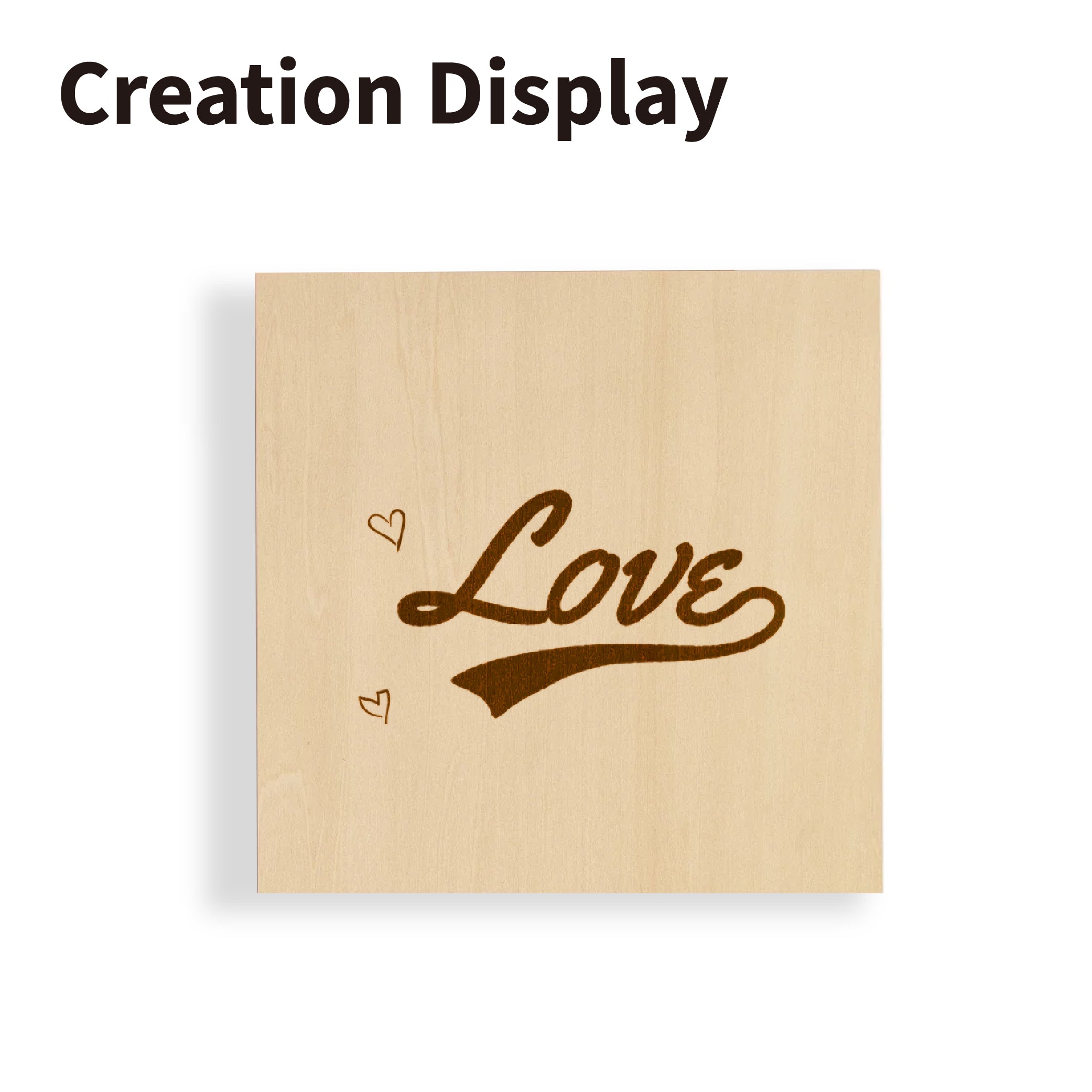 Laminated wooden board L200MM * W200MM * H3MM(10pcs)