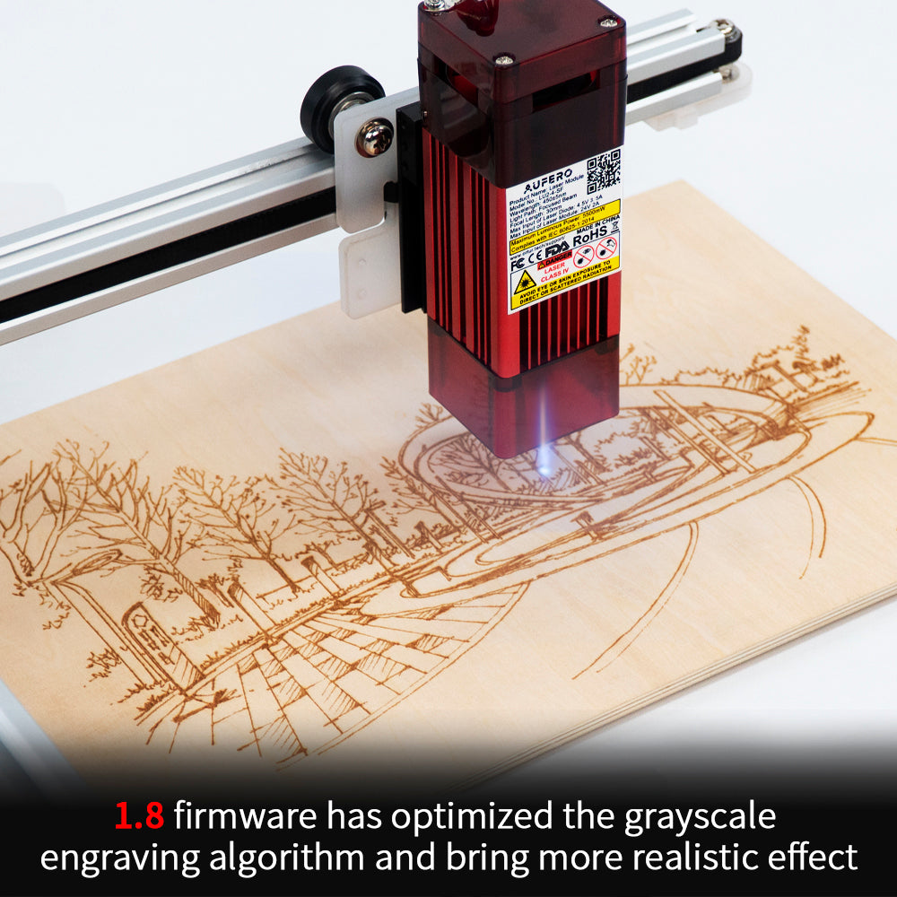 Aufero AL1 Laser Engraving Machine 180x180mm Engraving Area
