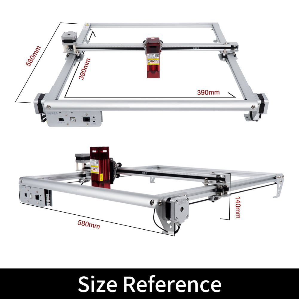 Aufero AL2 Laser Engraver Machine 5W/10W Output for DIY Laser Cutter Engraving Machine Engarved Laser for Wood Metal Aluminum Glass Leather 10000mW