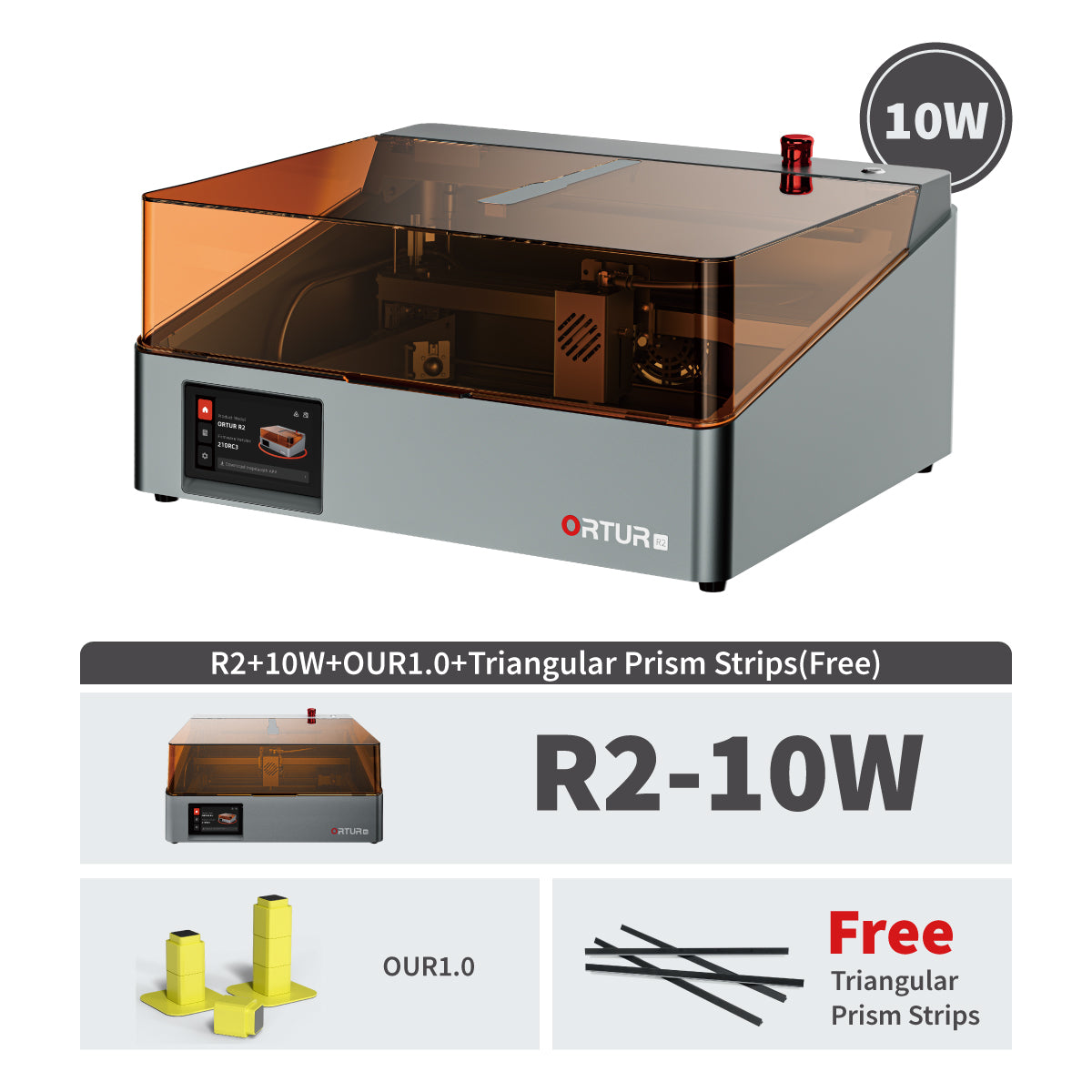 ORTUR R2 Smart Laser Engraver | As Simple as Your First Smartphone (One-Tap Control)