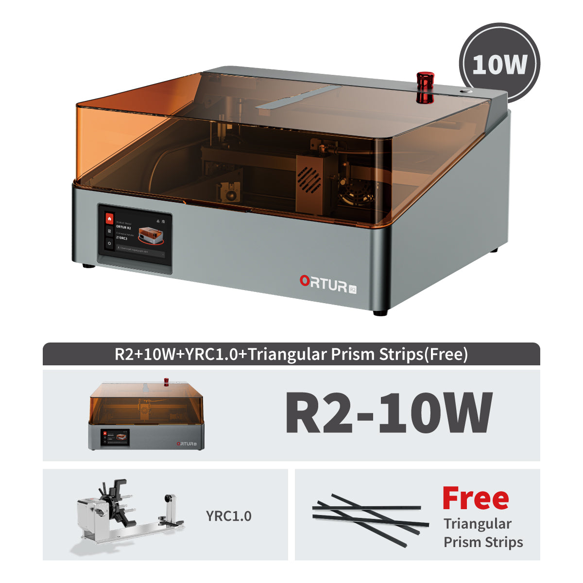 ORTUR R2 Smart Laser Engraver | As Simple as Your First Smartphone (One-Tap Control)