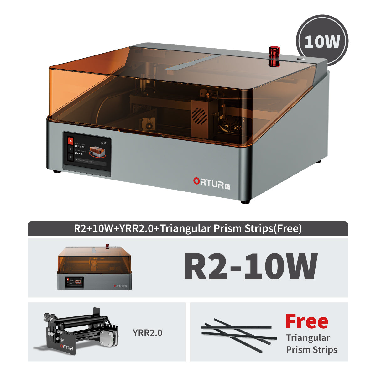 ORTUR R2 Smart Laser Engraver | As Simple as Your First Smartphone (One-Tap Control)