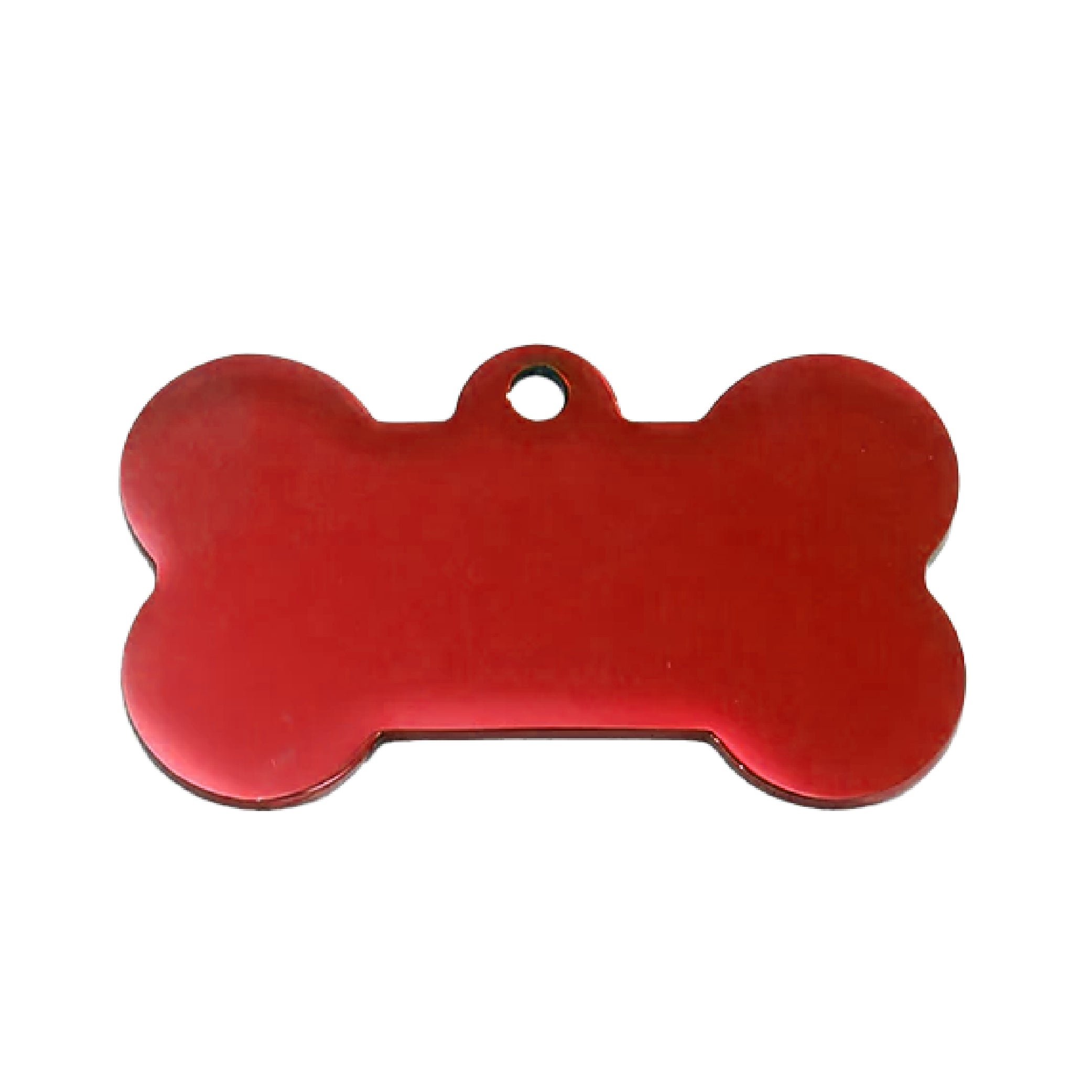 Stainless steel Dog Tags ruby-red L-large(20 pieces)