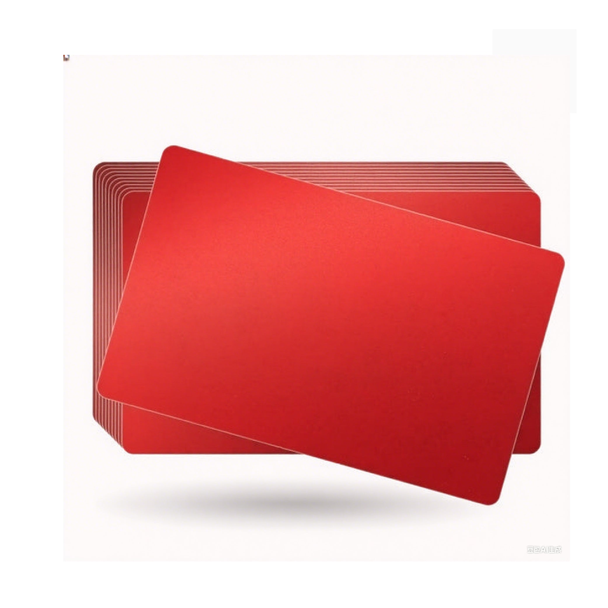 Red Aluminum Business Cards (100Pieces)