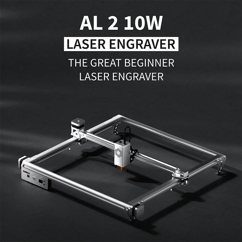 Aufero AL2 Laser Engraver Machine 5W/10W Output for DIY Laser Cutter Engraving Machine Engarved Laser for Wood Metal Aluminum Glass Leather 10000mW