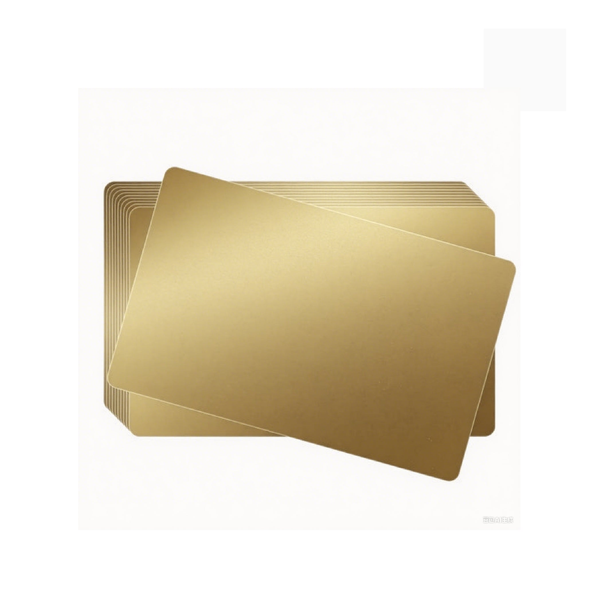 Gold Aluminum Business Cards (100Pieces)