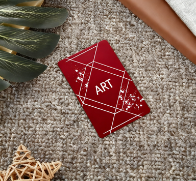 Red Aluminum Business Cards (100Pieces)