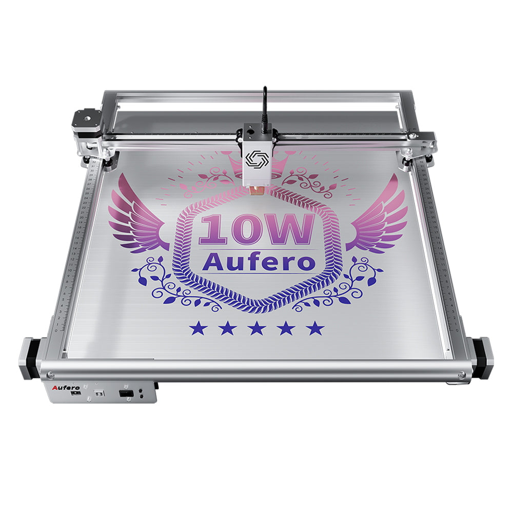 Aufero AL2 Laser Engraver Machine 5W/10W Output for DIY Laser Cutter Engraving Machine Engarved Laser for Wood Metal Aluminum Glass Leather 10000mW
