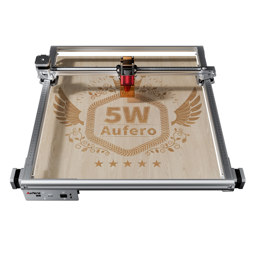 Aufero AL2 Laser Engraver Machine 5W/10W Output for DIY Laser Cutter Engraving Machine Engarved Laser for Wood Metal Aluminum Glass Leather 10000mW