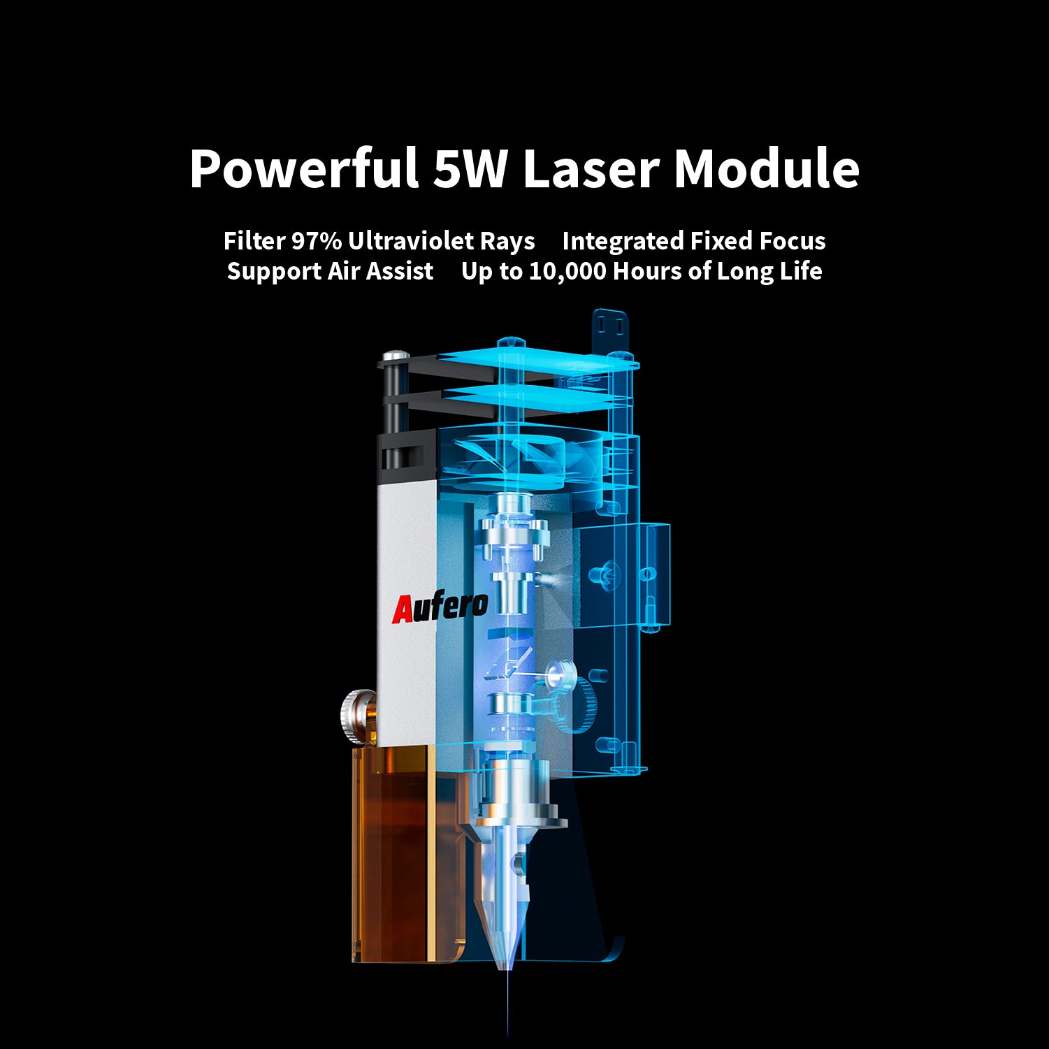 Aufero AL3 Laser Engraver Machine  5W/10W/20W Output for DIY Laser Cutter Engraving Machine Engarved Laser for Wood Metal Aluminum Glass Leather