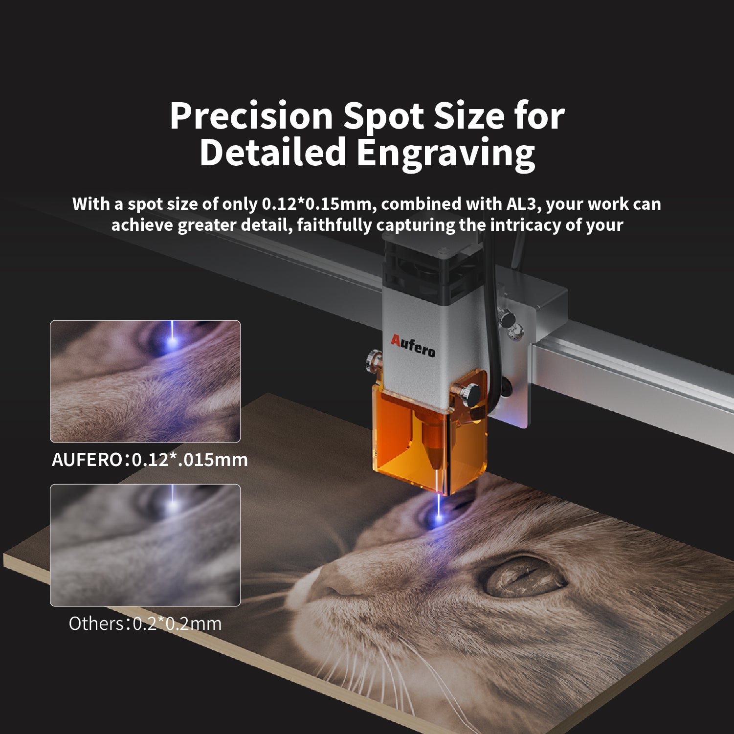 Aufero AL3 Laser Engraver Machine  5W/10W/20W Output for DIY Laser Cutter Engraving Machine Engarved Laser for Wood Metal Aluminum Glass Leather