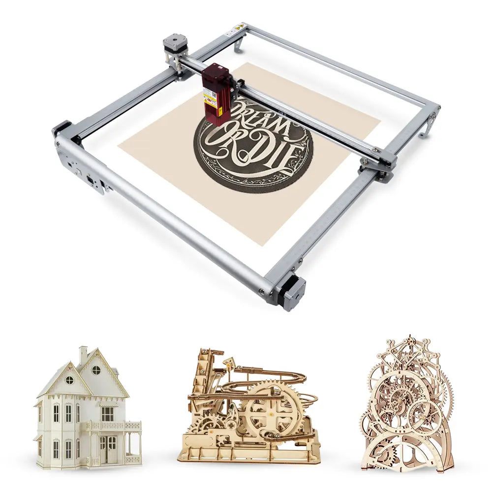 Aufero AL2 Laser Engraver Machine 5W/10W Output for DIY Laser Cutter Engraving Machine Engarved Laser for Wood Metal Aluminum Glass Leather 10000mW