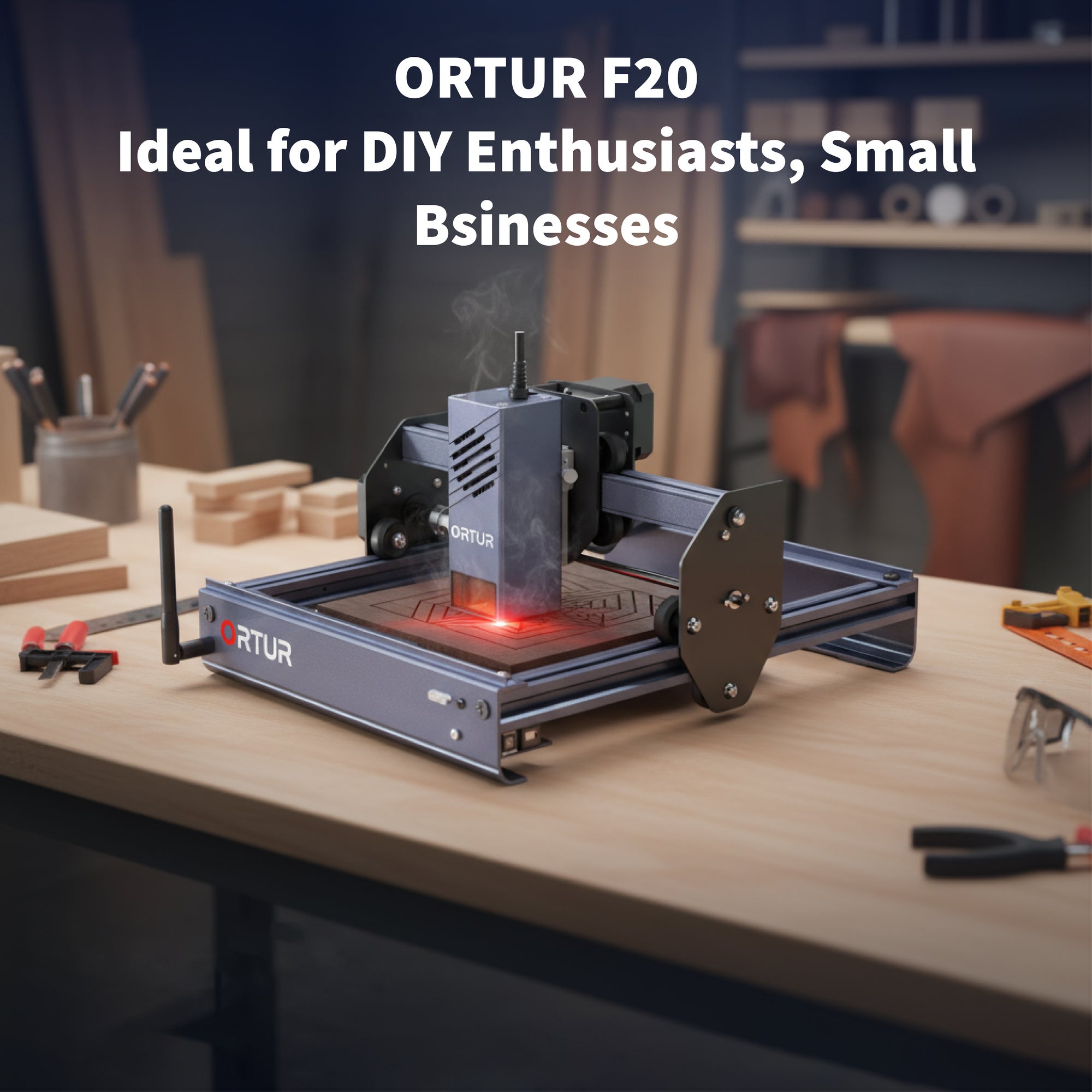Ortur F20 Laser Engraver & Cutter 3W/5W/1.3W