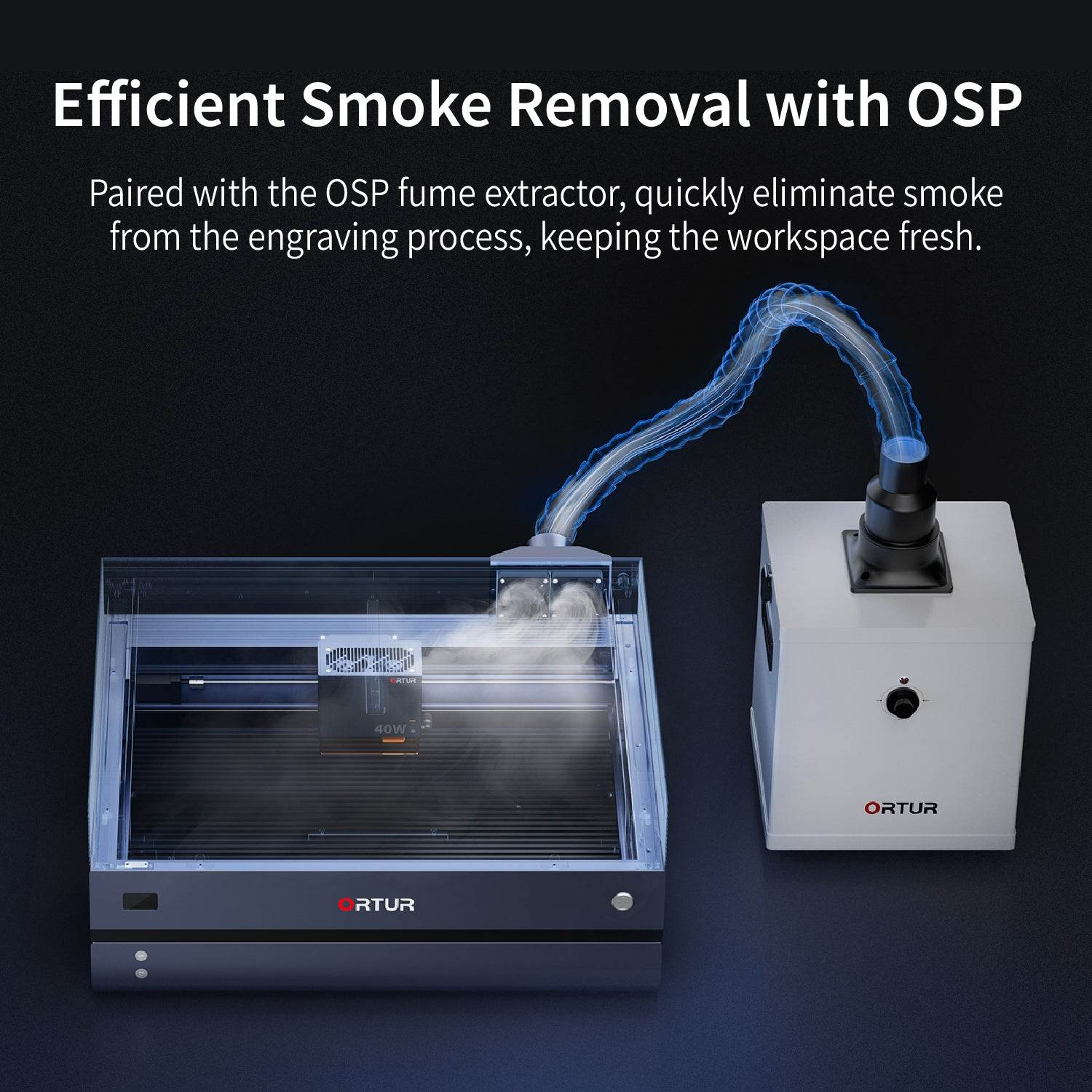 Ortur H20: Ultimate 40W Laser Engraving & Cutting Master，10W/20W/40W Cutting & Infrared 2W for Metal Engraving - ORTUR