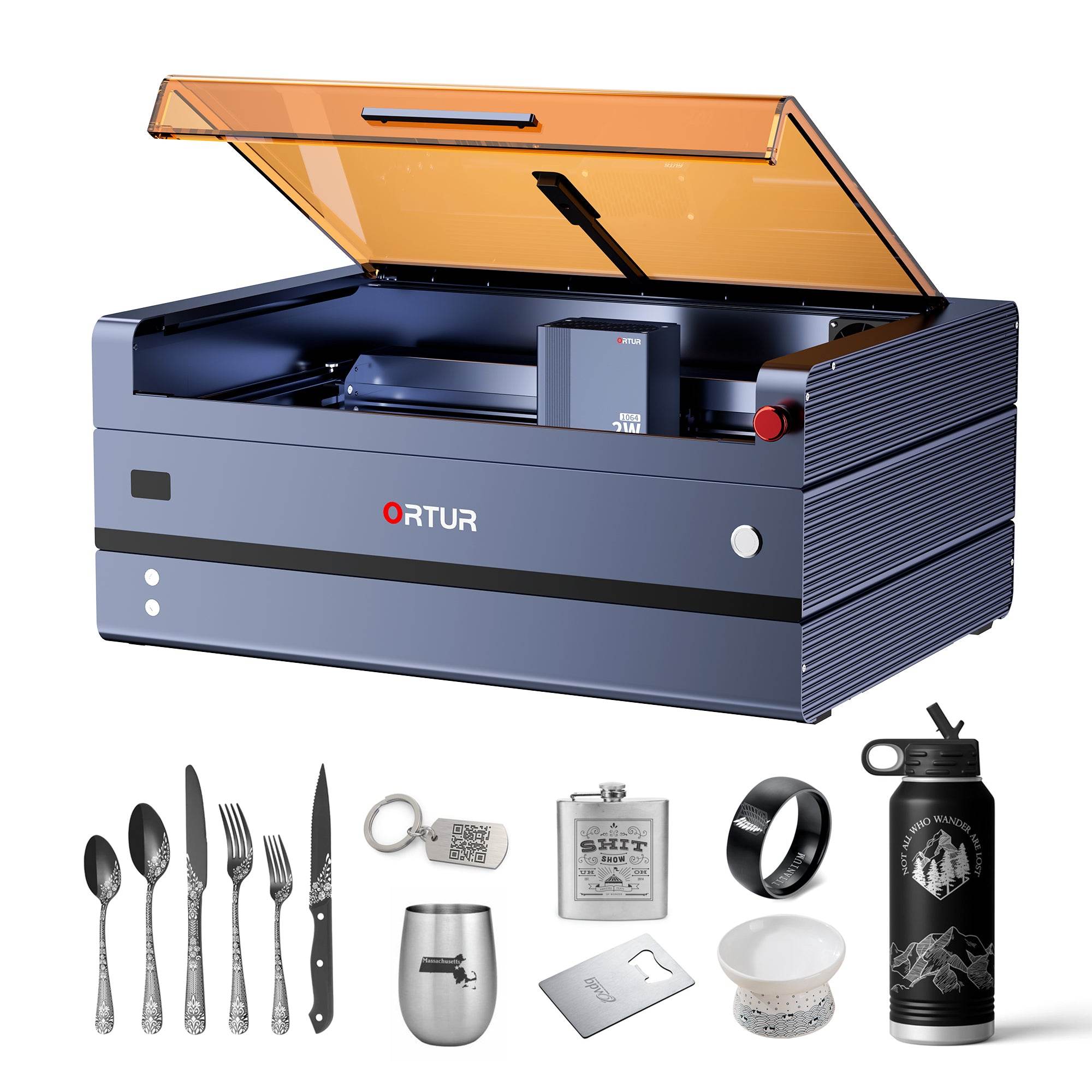 Ortur H20: Ultimate 40W Laser Engraving & Cutting Master，10W/20W/40W Cutting & Infrared 2W for Metal Engraving - ORTUR