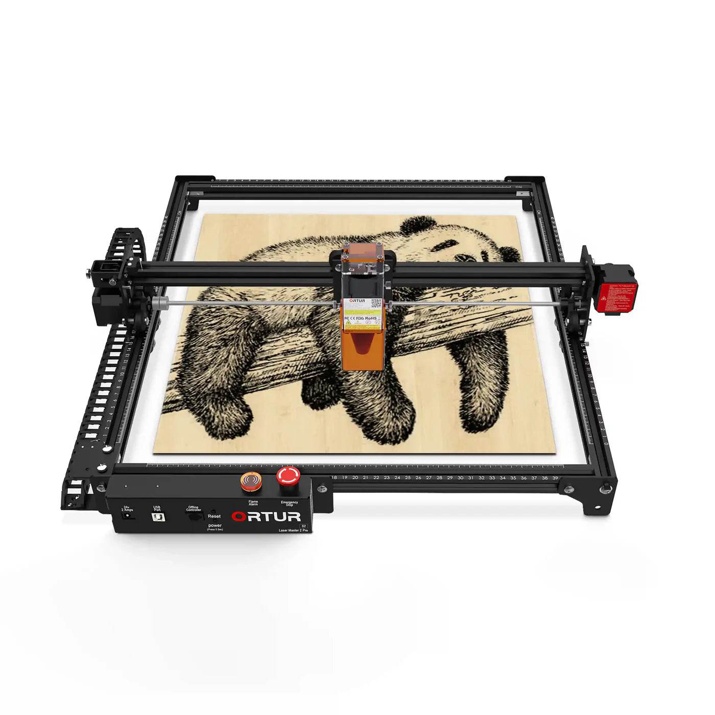 Ortur LMPS2 Laser Engraving & Cutting Machine 15,000mm/min (10W/5W) - ORTUR
