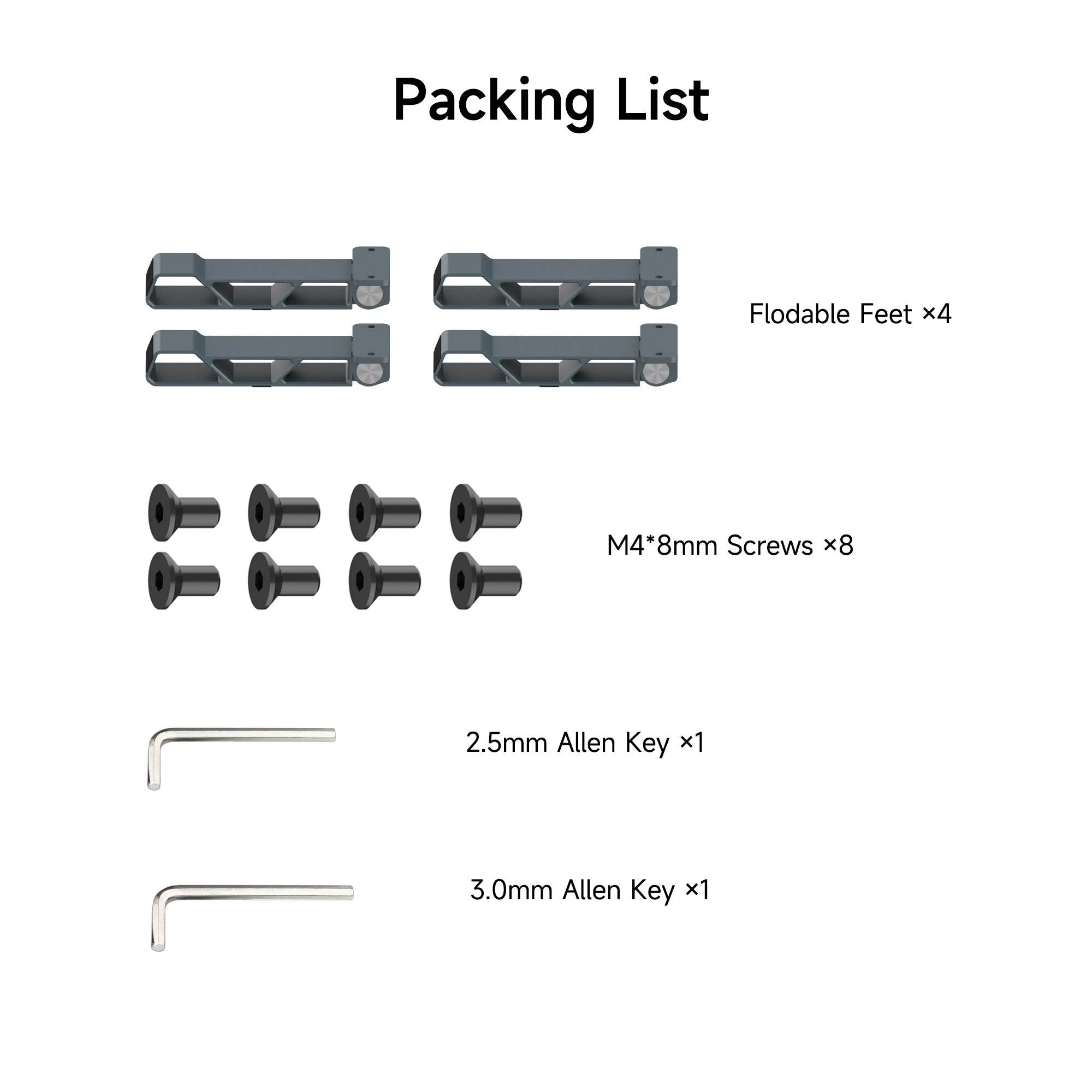 Ortur Foldable Feet for Laser Master 3 Series (FFT1.0) - ORTUR