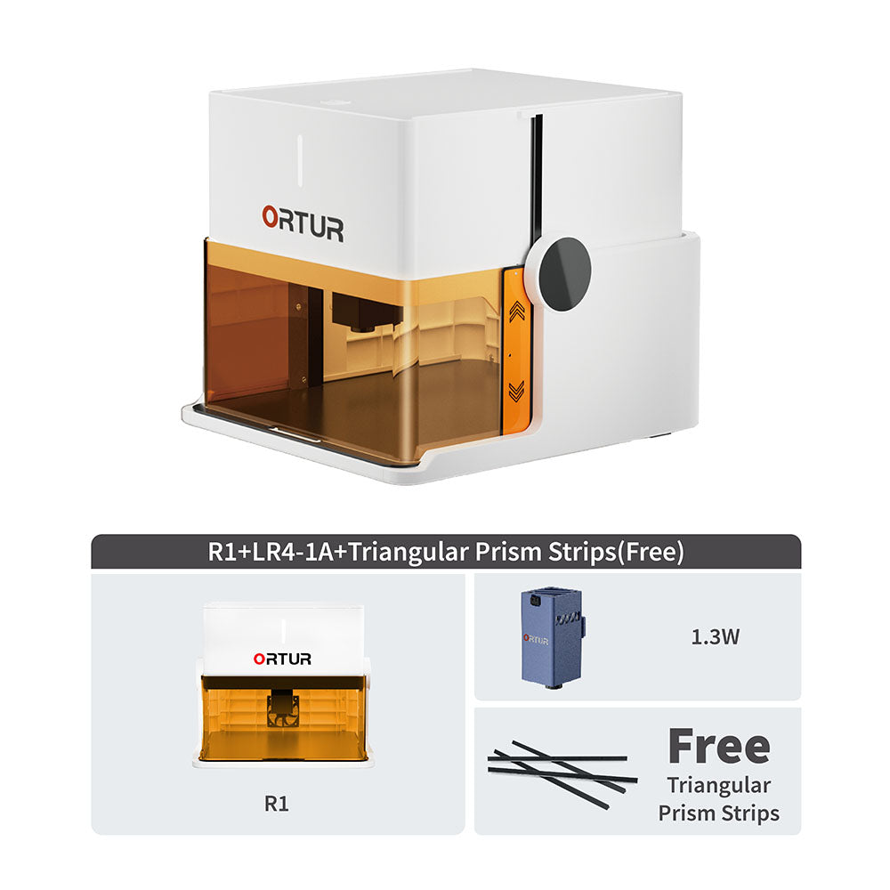 ORTUR R1 Portable Laser Engraver - Compact, Easy to Carry for DIY Projects, Home & Beginners
