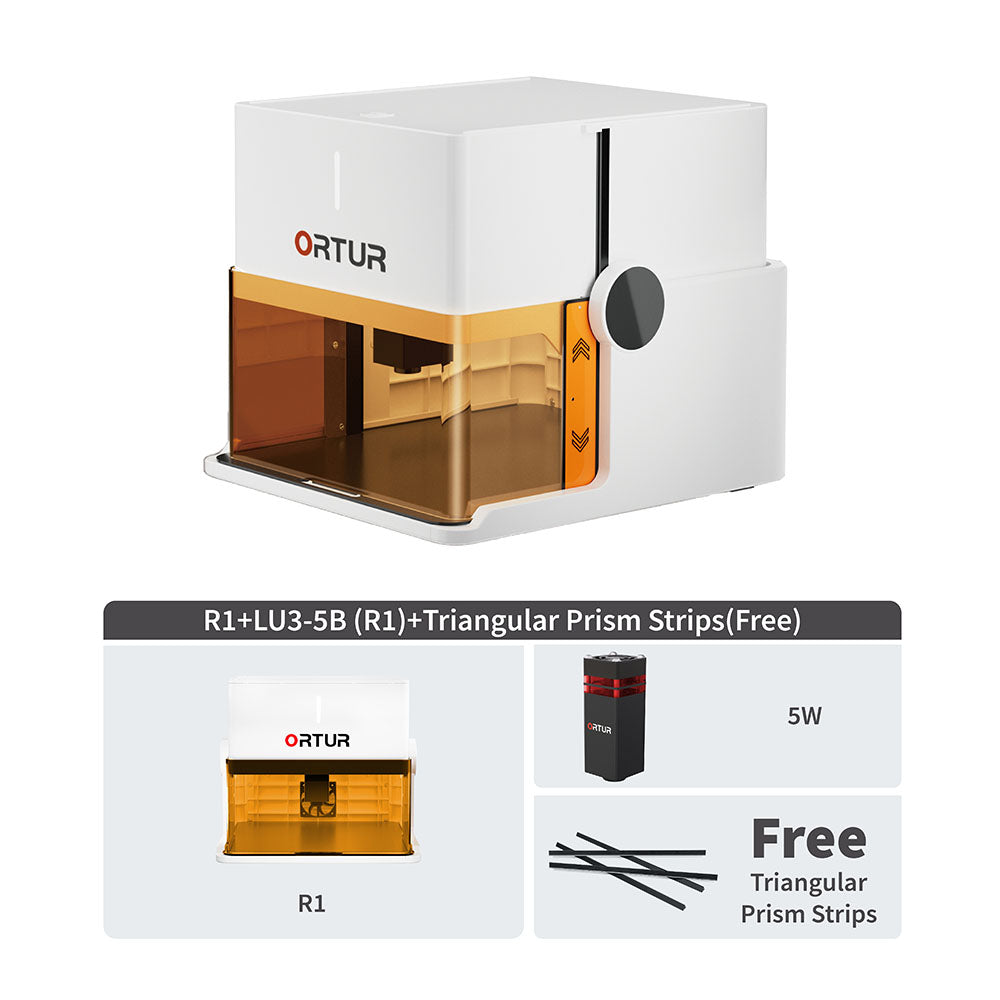 ORTUR R1 Portable Laser Engraver - Compact, Easy to Carry for DIY Projects, Home & Beginners
