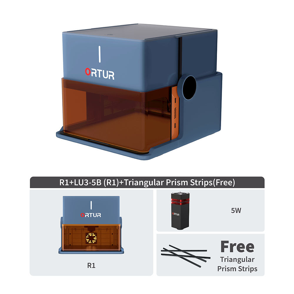 ORTUR R1 Portable Laser Engraver - Compact, Easy to Carry for DIY Projects, Home & Beginners
