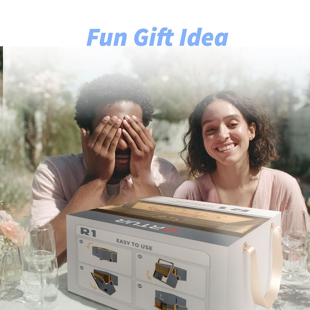 ORTUR R1 Portable Laser Engraver - Compact, Easy to Carry for DIY Projects, Home & Beginners