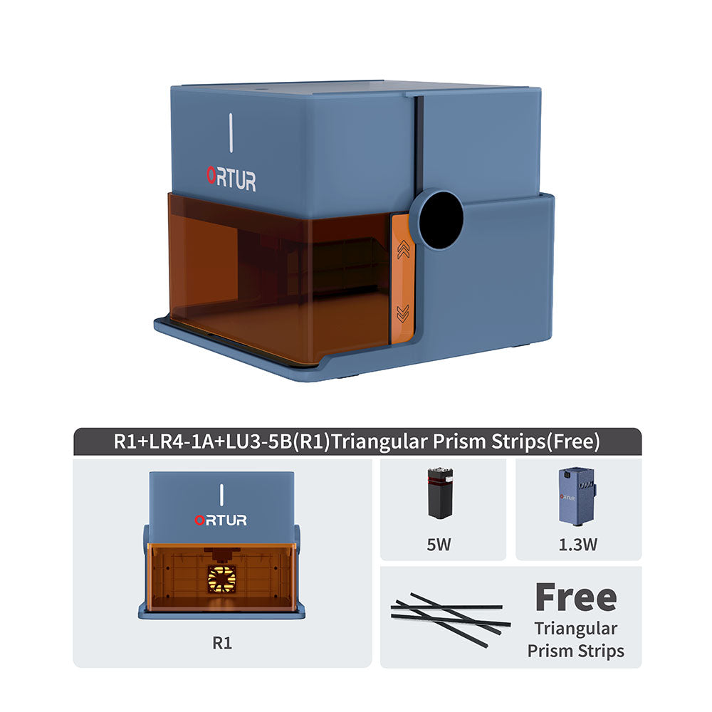 ORTUR R1 Portable Laser Engraver - Compact, Easy to Carry for DIY Projects, Home & Beginners