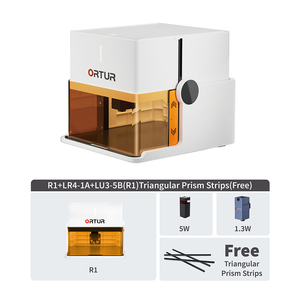 ORTUR R1 Portable Laser Engraver - Compact, Easy to Carry for DIY Projects, Home & Beginners