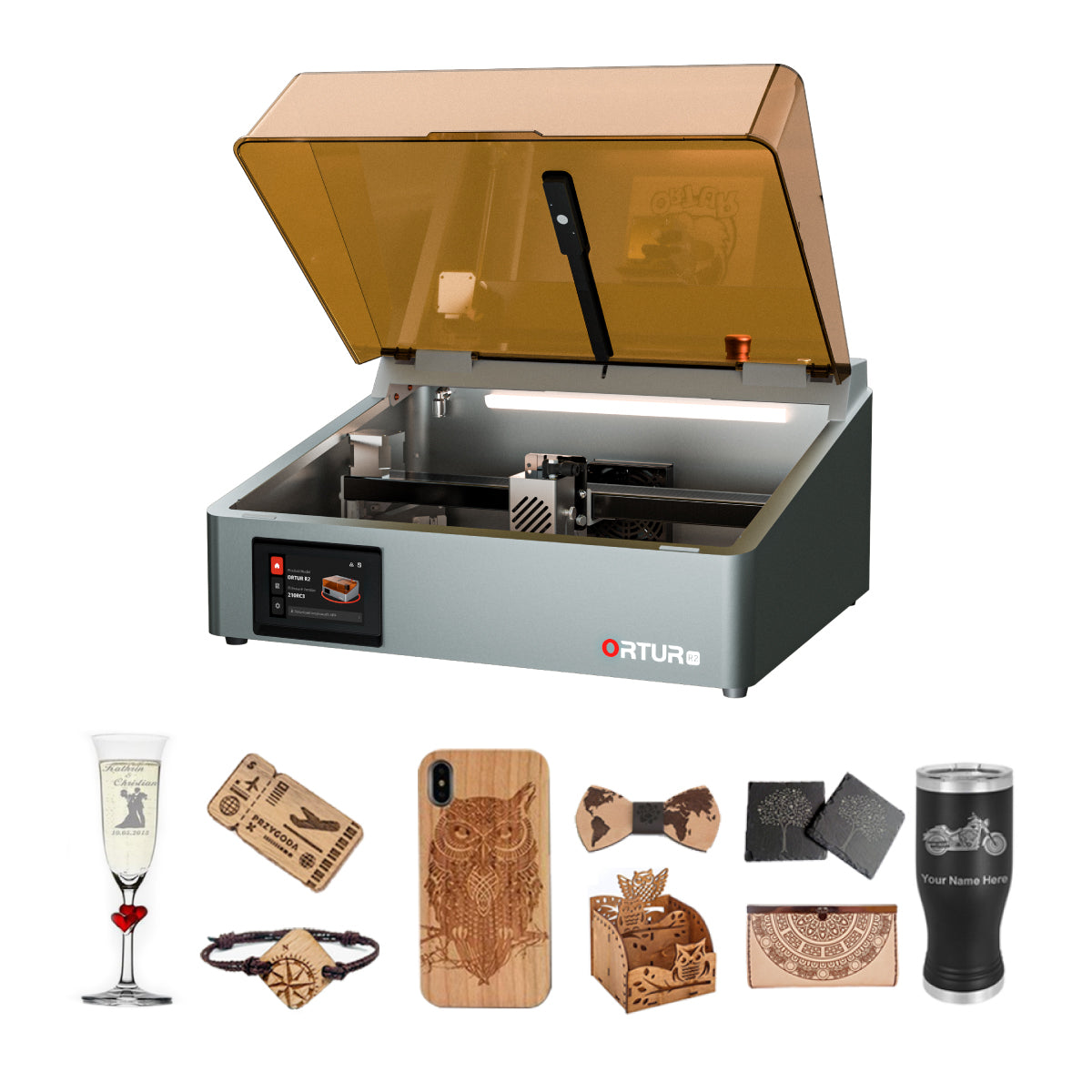 ORTUR R2 Smart Laser Engraver | As Simple as Your First Smartphone (One-Tap Control)