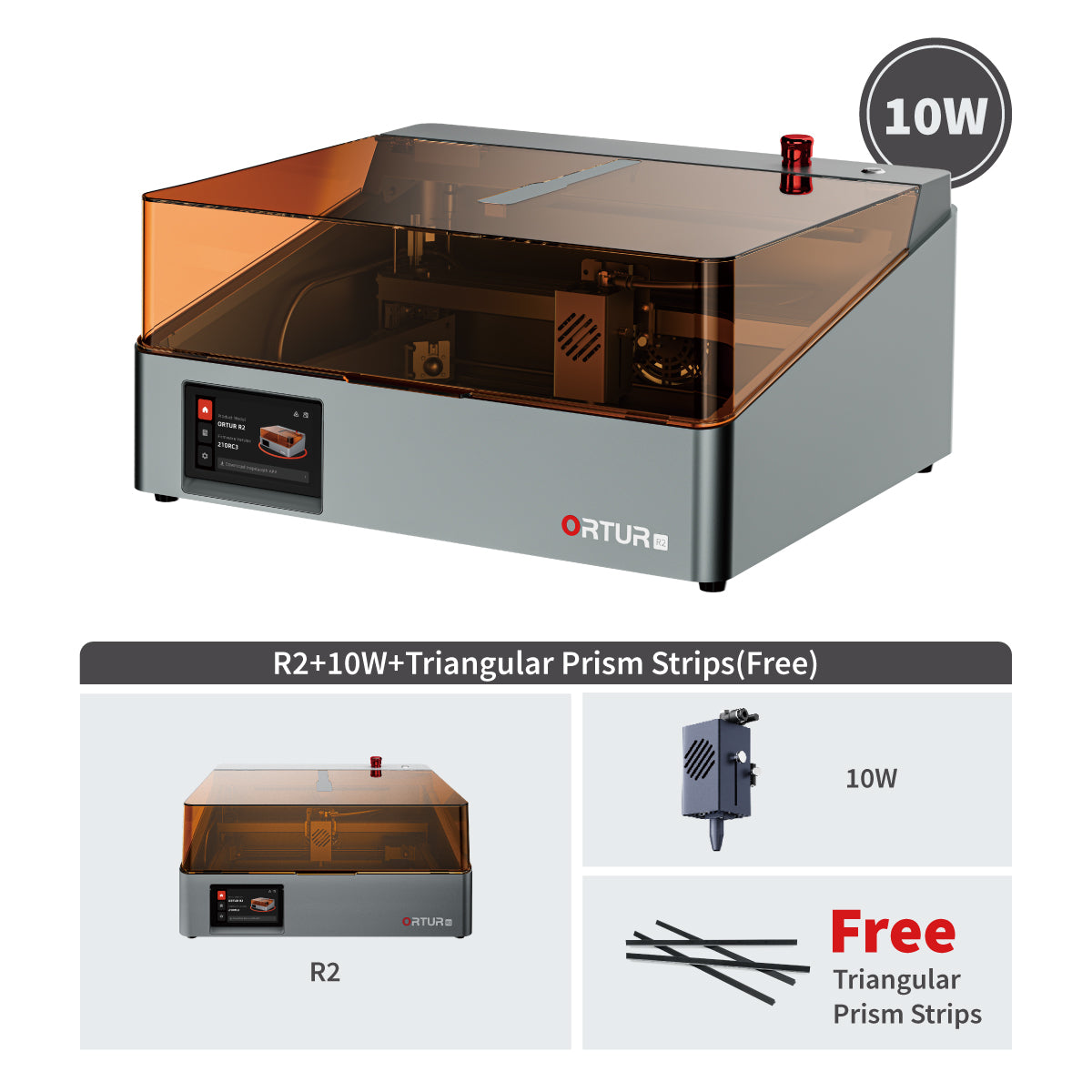 ORTUR R2 Smart Laser Engraver | As Simple as Your First Smartphone (One-Tap Control)