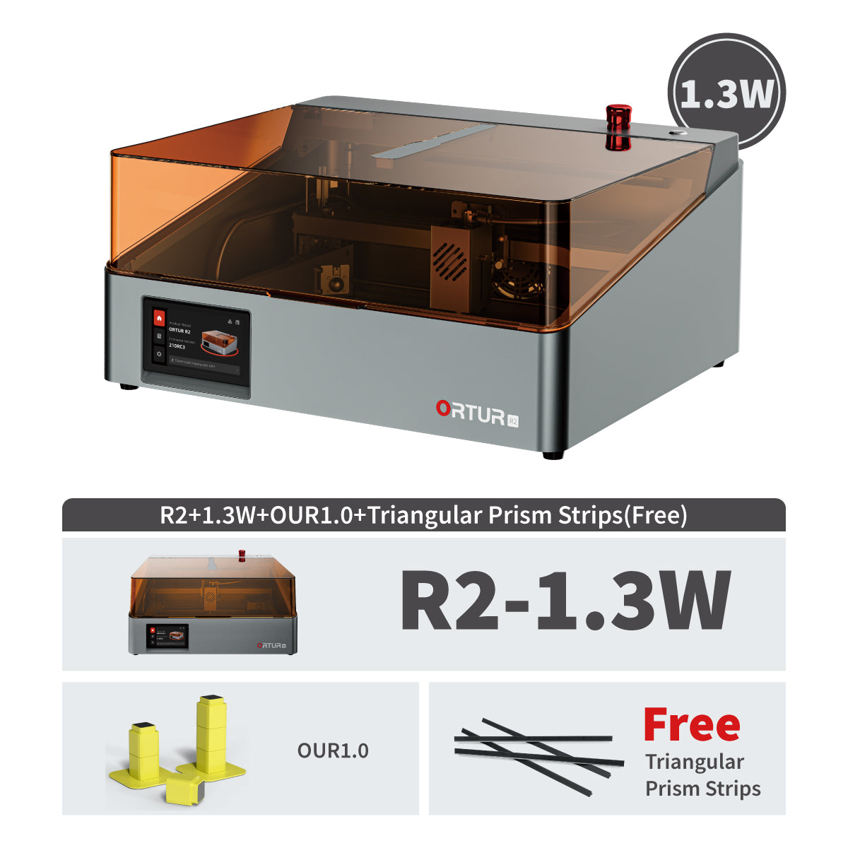ORTUR R2 Smart Laser Engraver | As Simple as Your First Smartphone (One-Tap Control)