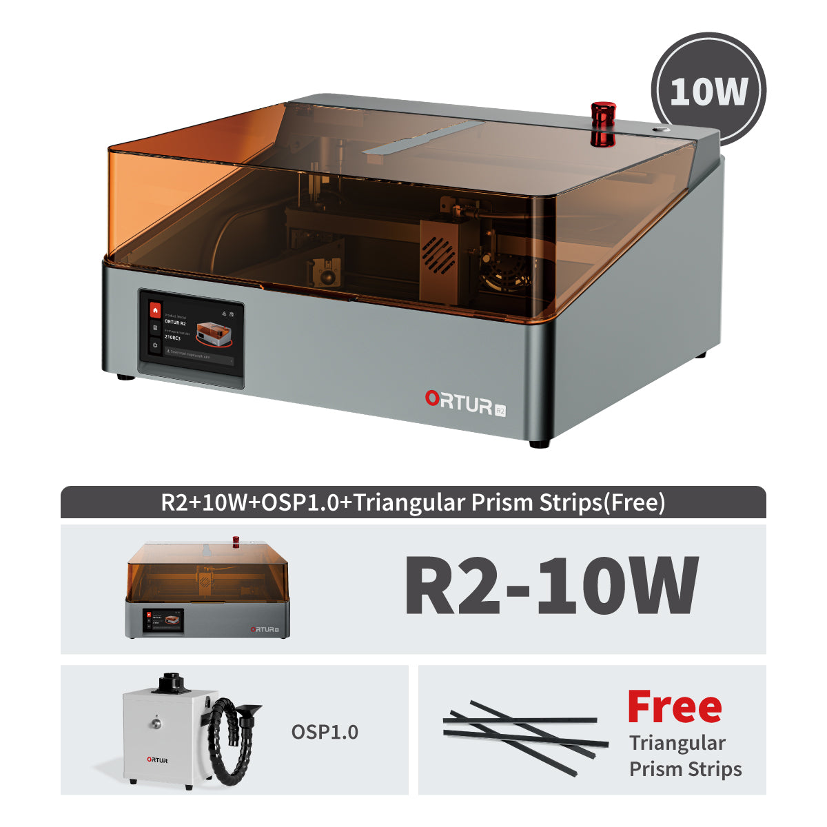 ORTUR R2 Smart Laser Engraver | As Simple as Your First Smartphone (One-Tap Control)