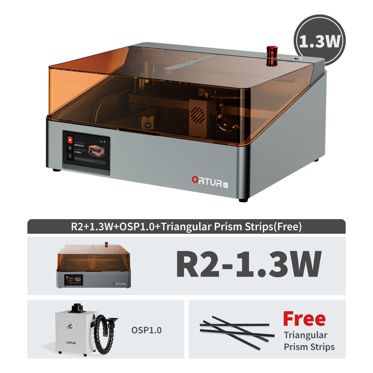 ORTUR R2 Smart Laser Engraver | As Simple as Your First Smartphone (One-Tap Control)