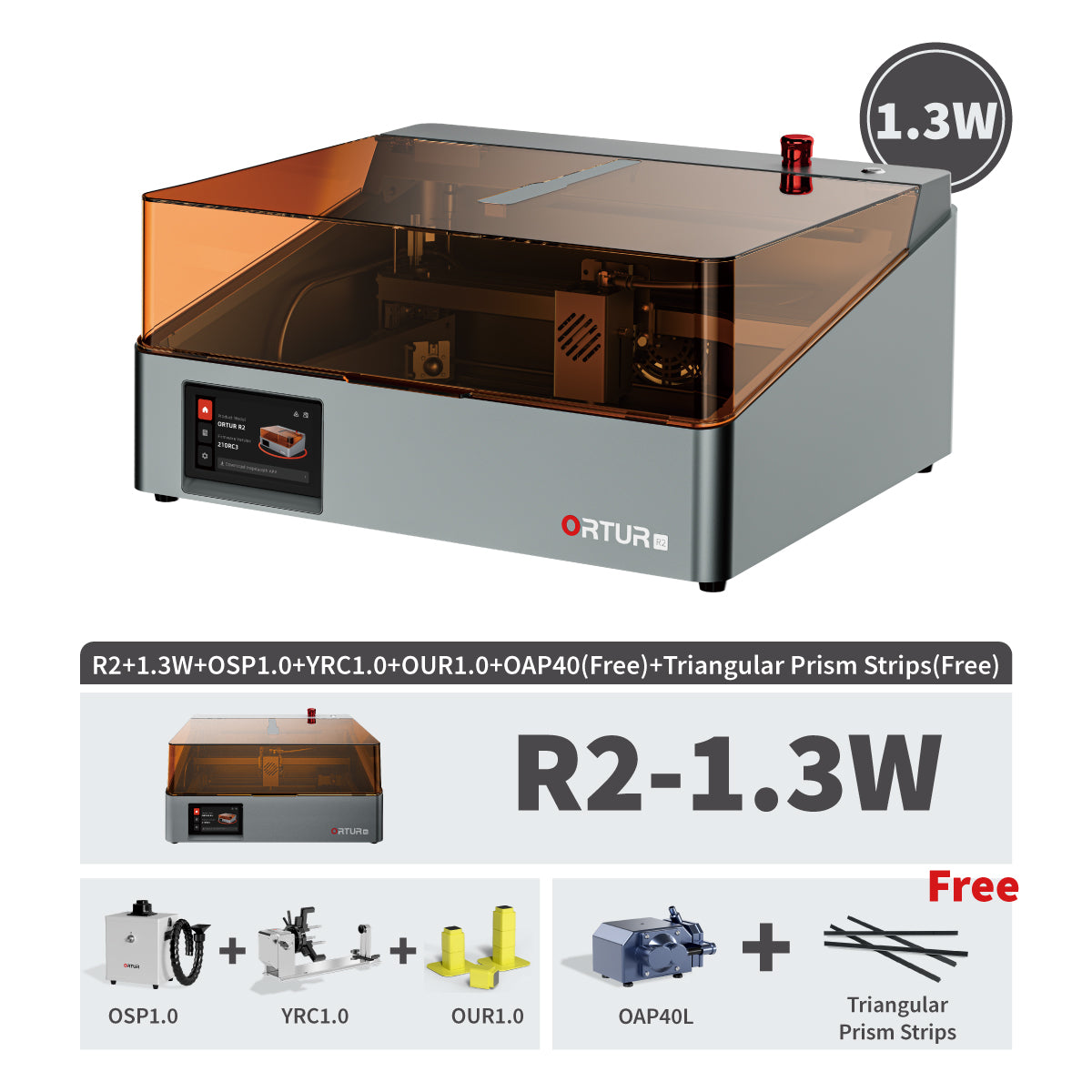 ORTUR R2 Smart Laser Engraver | As Simple as Your First Smartphone (One-Tap Control)