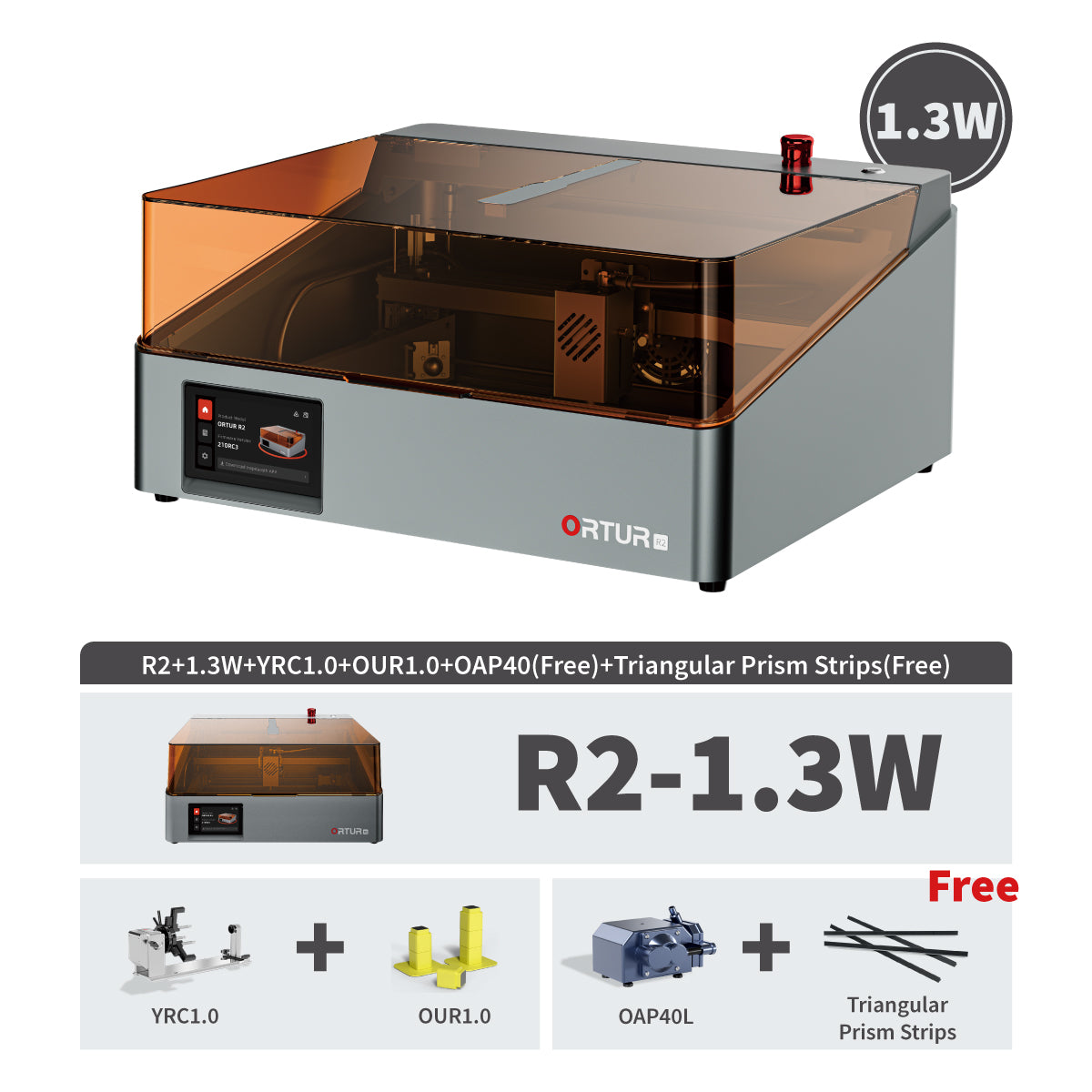 ORTUR R2 Smart Laser Engraver | As Simple as Your First Smartphone (One-Tap Control)