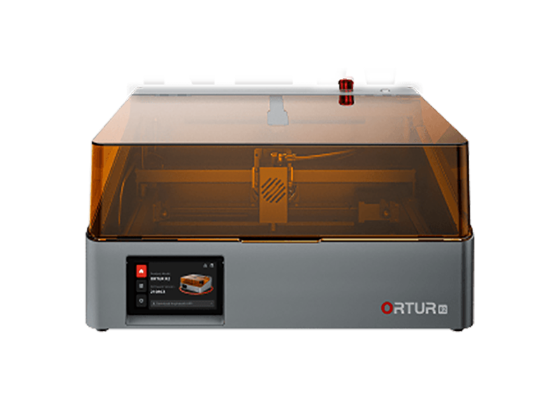 ORTUR R2 laser engraver with 20000mm/min speed, 0.01mm precision, and Class 1 certification for home use