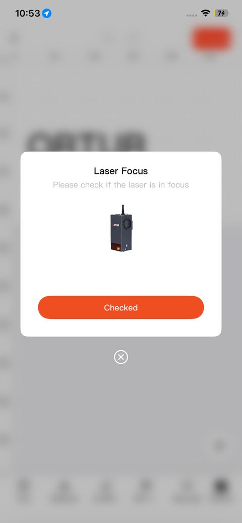 Focus check prompt