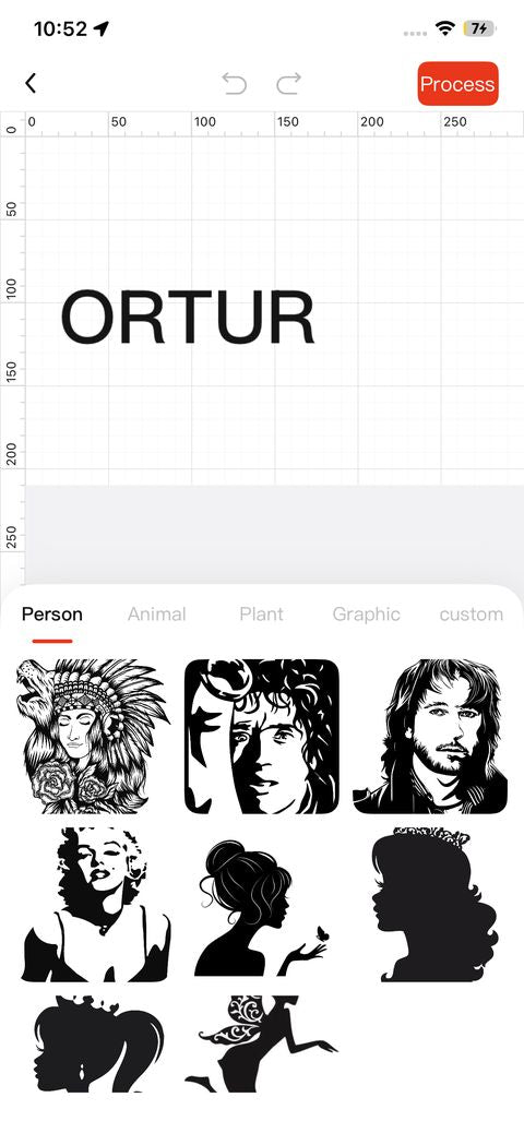 Material Library page