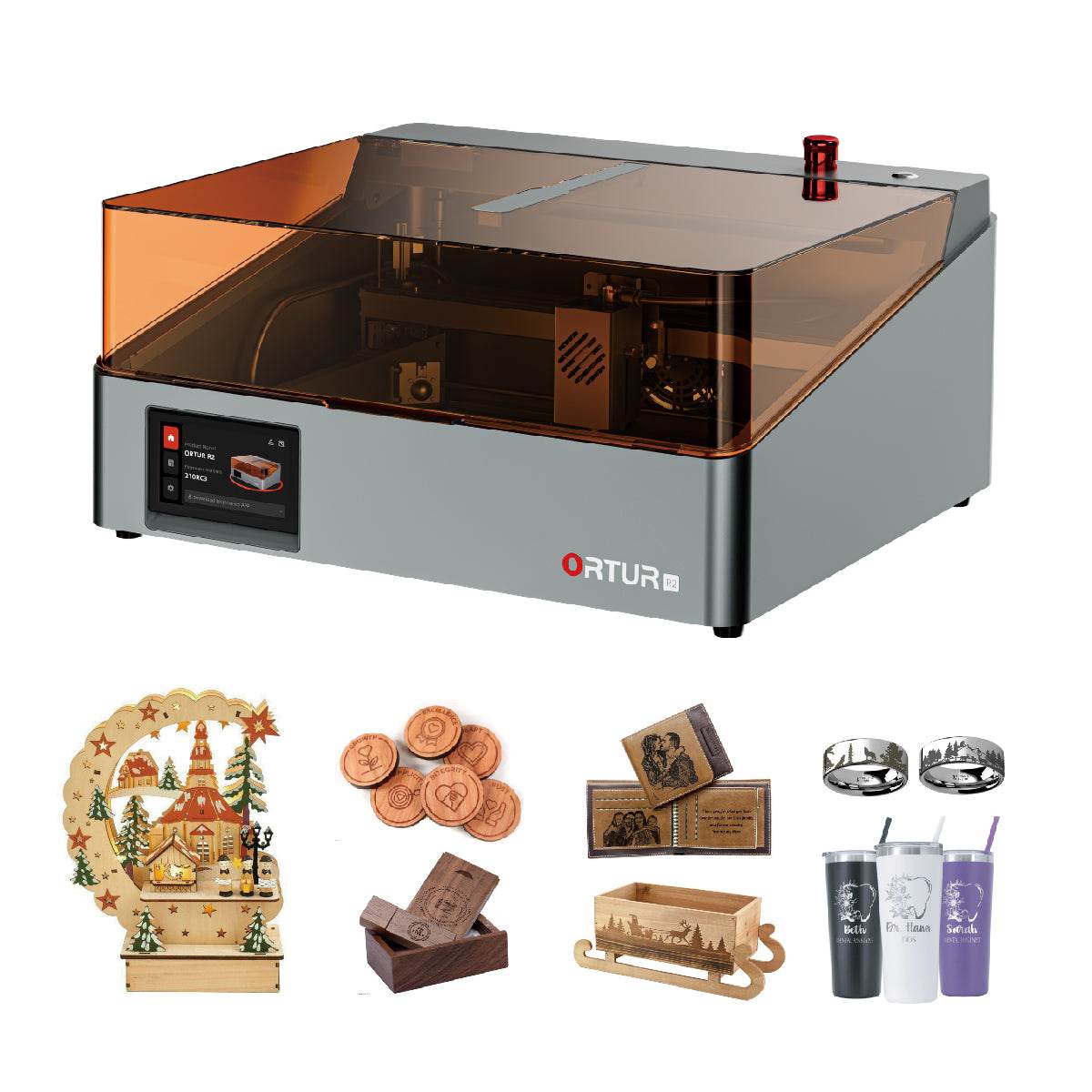 ORTUR R2 Smart Laser Engraver | As Simple as Your First Smartphone (One-Tap Control) - ORTUR