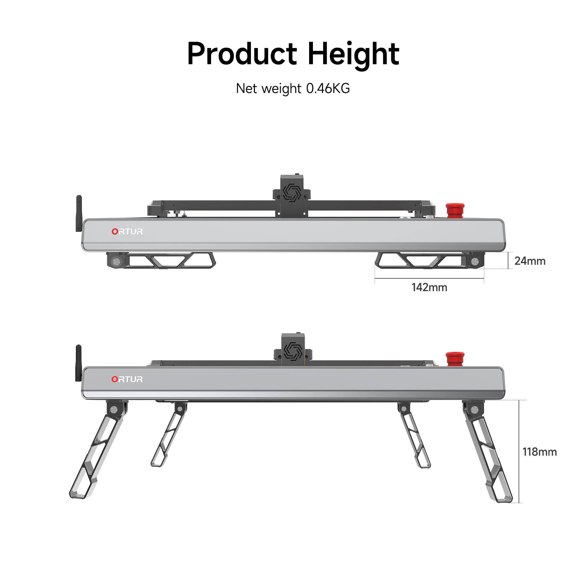 Ortur Foldable Feet for Laser Master 3 Series (FFT1.0) - ORTUR